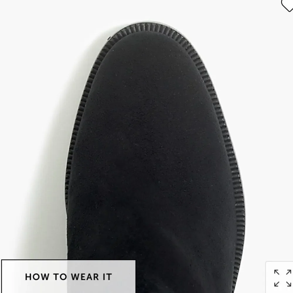 J. Crew Factory  Over-the-knee microsuede boots Item AG056*